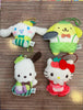 Sanrio Characters Fruits Waiters Small Plush 4 Pieces Set (In-stock)