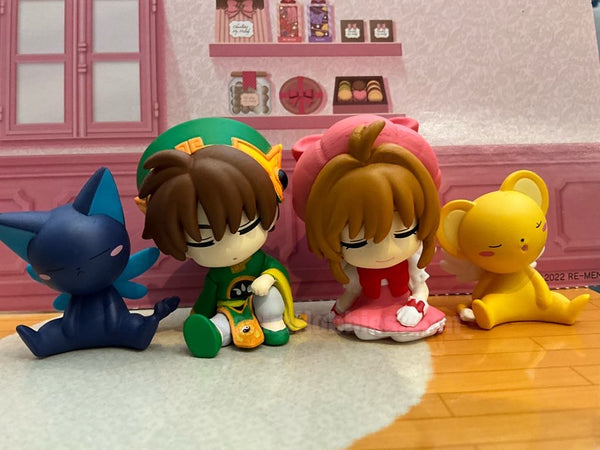 Cardcaptor Sakura Characters Sleeping on Shoulder Figure 4 Pieces Set (In-stock)
