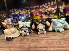 Sanrio Characters with Big Ribbon Small Figure 4 Pieces Set (In-stock)