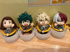 My Hero Academia Character in Rings Small Figure Keychain 4 Pieces Set (In-stock)
