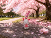 Sanrio and Friends Sakura Small Figure Keychain 5 Pieces Set (In-stock)