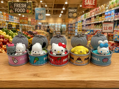 Sanrio Characters Food Cans Small Figure 5 Pieces Set (In-stock)