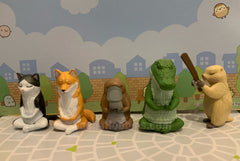Animal Zazen Figure 5 Pieces Set (In-stock)