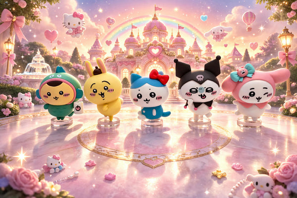 Chiikawa x Sanrio Characters Small Figure 5 Pieces Set (In-stock)