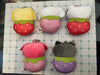 Sanrio Characters Strawberry Seasons Small Plush Keychain 5 Pieces Set (In-stock)