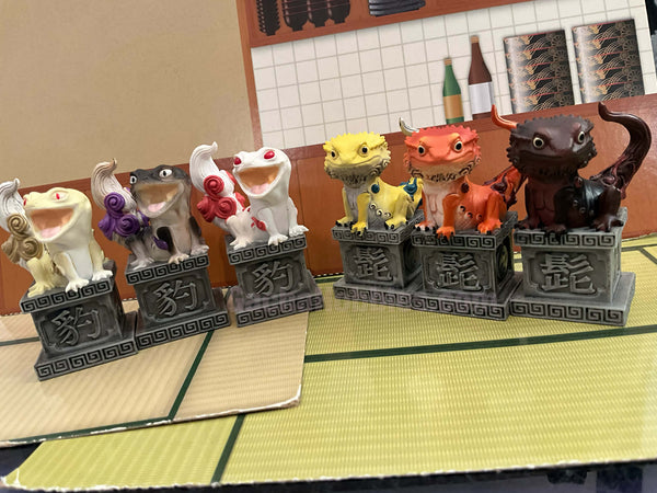 Qualia Japanese Komainu Statue Small Figure 6 Pieces Set (In-stock)