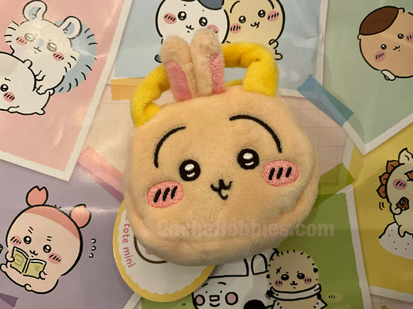 Chiikawa and Friends Usagi Nuifuwa Tote Small Plush Keychain (In-stock)