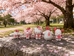 Sanrio and Friends Sakura Small Figure Keychain 5 Pieces Set (In-stock)