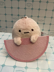 Sumikko Gurashi Tapoica with Peach Small Plush Keychain (In-stock)