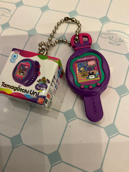 Tamagotchi Uni Purple Mini Package Collection Figure Keychain (In-stock)