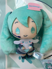 FuRyu Hatsune Miku x Sanrio Cinnamoroll Small Plush Keychain Type A (In-stock)