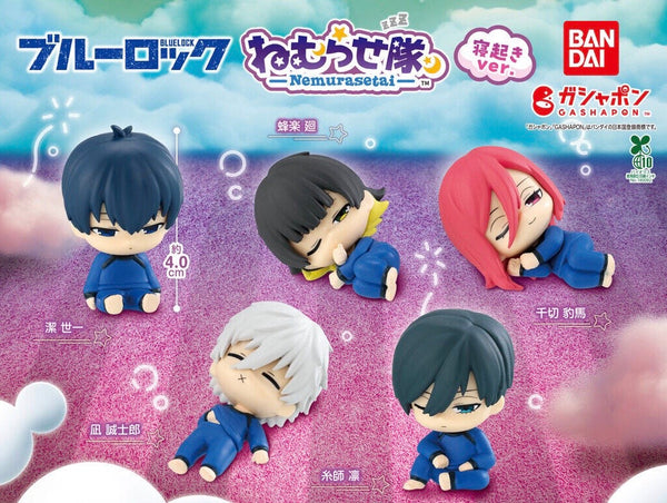Nemurasetai Blue Lock Characters Small Figure 5 Pieces Set Wake Up Ver. (In-stock)