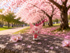 Sanrio and Friends Sakura Small Figure Keychain 5 Pieces Set (In-stock)