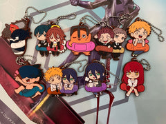 Chainsaw Man The Movie: Reze Arc Character Rubber Keychain 9 Pieces Set (In-stock)