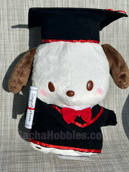 Graduation Sanrio Pochacco Medium Plush