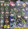 NIC Blue Lock Characters Mini Badge 10 Pieces Set (In-stock)