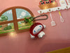 Sanrio Characters with Cherry Costume Small Figure Keychain 6 Pieces Set (In-stock)