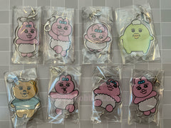 Opanchu Usagi Characters Small Acrylic Keychain 8 Pieces Set (In-stock)