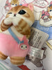 Mofusand x Sanrio Characters Melody Cat Small Plush Keychain (In-stock)