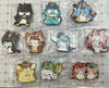 Monster Hunter 20th Anniversary x Sanrio Rubber Keychain 10 Pieces Set (In-stock)