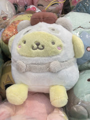 Sanrio Pom Pom Purin in Panada Costume Small Plush (In-stock)