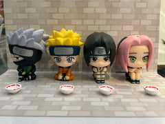 Naruto Shippuden Machibouke Small Figure 4 Pieces Set (In-stock)