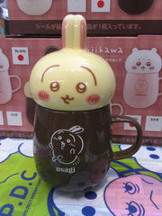 Chiikawa and Friends Usagi Ceramic Mug and Lid (In-stock)