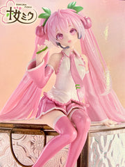 FuRyu Hatsune Miku Sakura Miku 2024 Pearl Color Noodle Stopper Figure (In-stock)