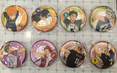 Haikyuu Characters Tsunagu Badges Side A 8 Pieces Set (In-stock)