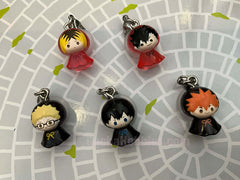 Deruderubouzu Haikyuu Characters Small Figure Keychain 5 Pieces Set (In-stock)