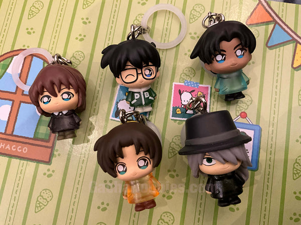 Detective Conan Character Small Figure Keychain 5 Pieces Set (In-stock)