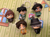 Detective Conan Character Small Figure Keychain 5 Pieces Set (In-stock)