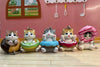 Mofusand Cats with Donuts Small Figure Keychain 5 Pieces Set (In-stock)