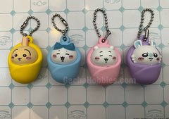 Chiikawa and Friends Baby Small Figure Keychain 4 Pieces Set (In-stock)