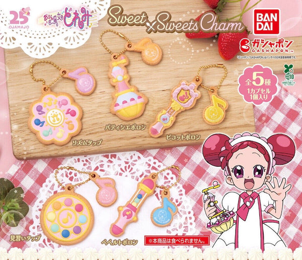 Ojamajo Doremi Sweet x Sweet Cookie Keychain 5 Pieces Set (In-stock)