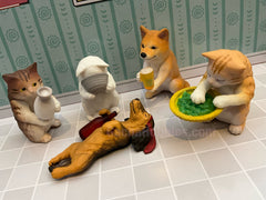 Animal Izakaya 2nd Round Drinking Time Small Figure 5 Pieces Set (In-stock)