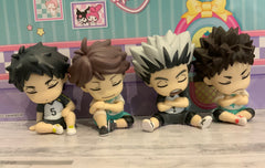 Haikyuu Characters Sleeping on Shoulder Figure Vol.2 4 Pieces Set (In-stock)