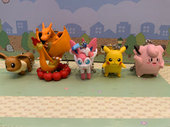 Bandai Namco Pokemon Figure Keychain 5 Pieces Set (In-stock)