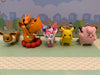 Bandai Namco Pokemon Figure Keychain 5 Pieces Set (In-stock)