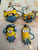 Despicable Me Minion Flat Figure Keychain 4 Pieces Set (In-stock)