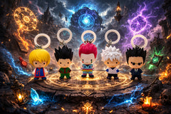Hunter x Hunter Characters Small Figure Keychain 5 Pieces Set (In-stock)