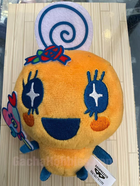 Banpresto Tamagotchi and Friends Birthday Party Memetchi Small Plush Keychain (In-stock)