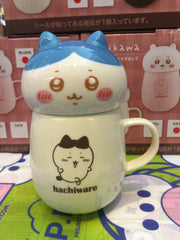 Chiikawa and Friends Hachiware Ceramic Mug and Lid (In-stock)