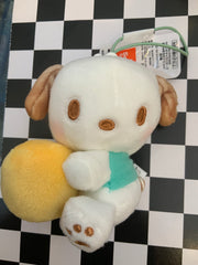 Sanrio Characters Pochacco Baked Bread Small Plush Keychain (In-stock)