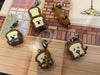 Pan Dorobou Bread Thief Small Figure Keychain 5 Pieces Set (In-stock)