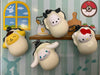 Baby Oyster Sanrio Characters Squishy Keychain 4 Pieces Set (In-stock)