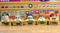 Mofusand Cat in Sea Animal Costume Digital Clock Figure 5 Pieces Set (In-stock)