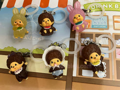 Monchichi and Friends Small Figure Keychain Vol.2 6 Pieces Set (In-stock)