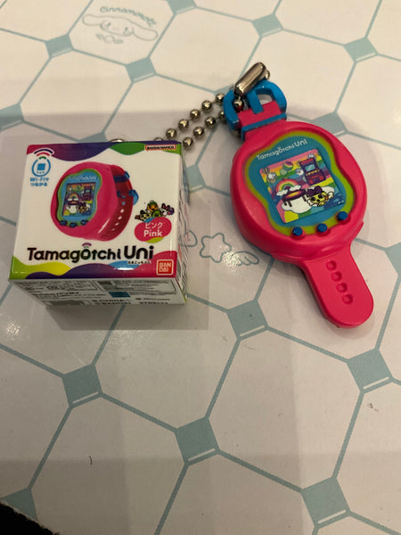 Tamagotchi Uni Pink Mini Package Collection Figure Keychain (In-stock)