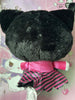 Sanrio Characters Kuromi 20th Anniversary Black Pink Outfit Medium Plush (In-stock)